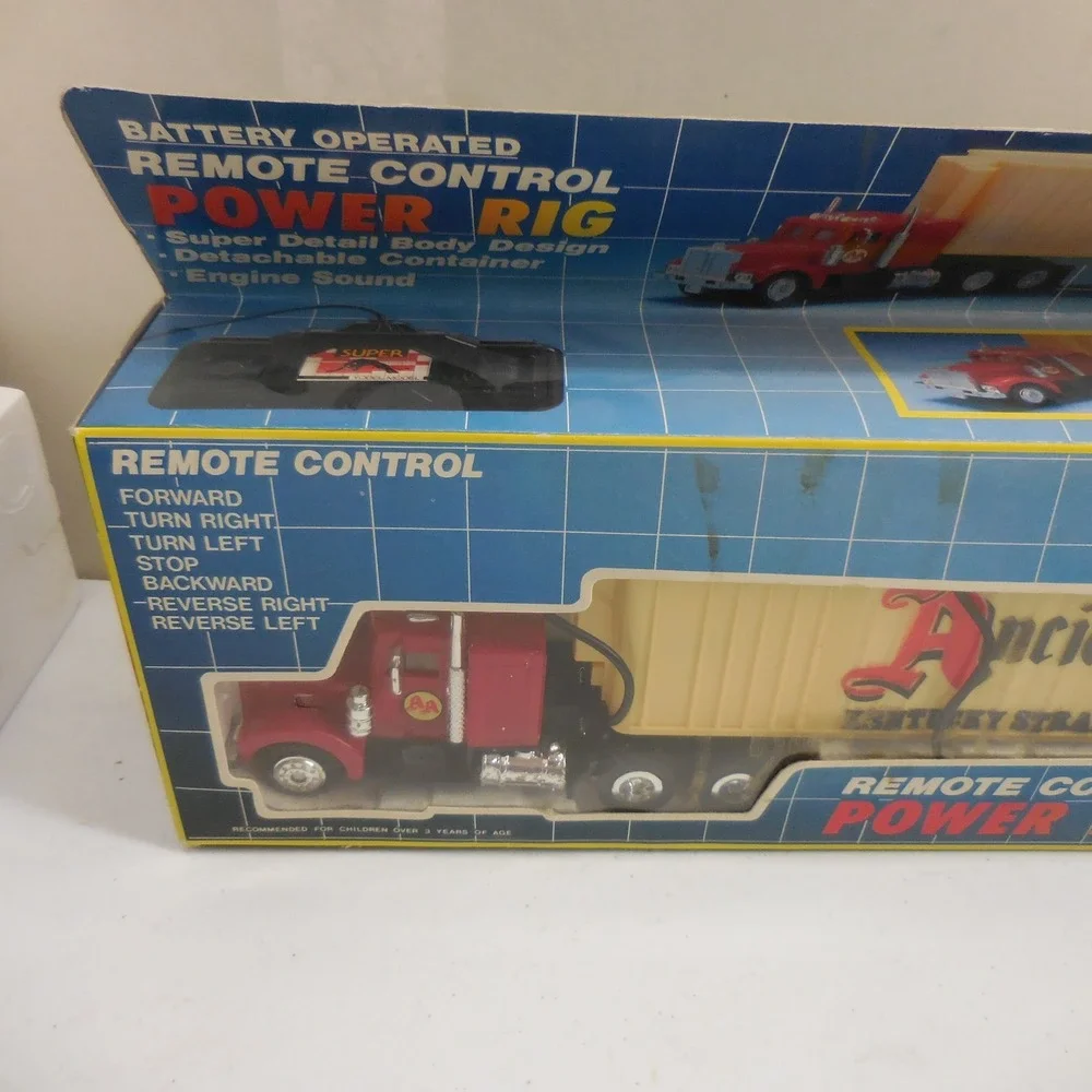 Vintage Ancient Age Bourbon Remote Control Power Rig Semi Truck Toy No. 4732
